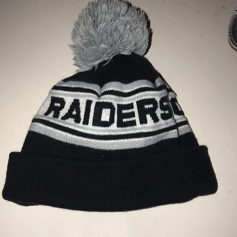 Kids NFL Raiders Beanie Hat